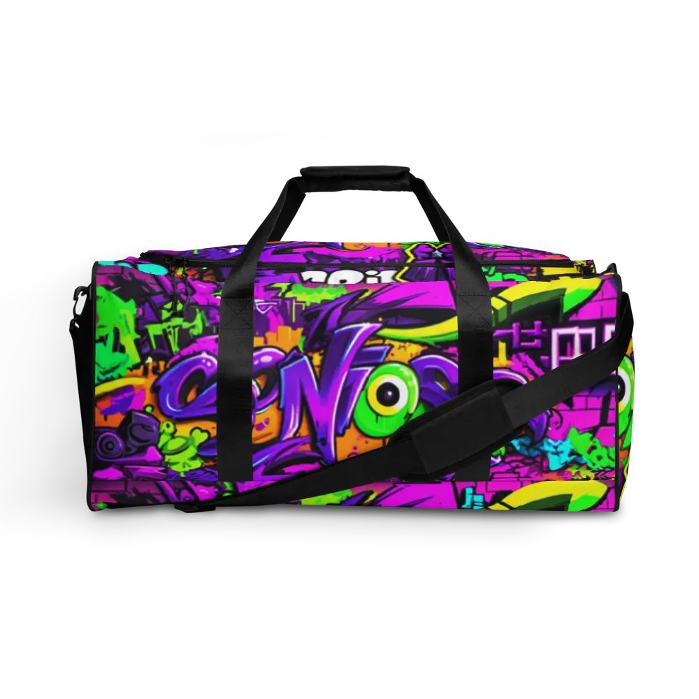 Urban Style: Graffiti Duffel Bag - The Ultimate Gym Companion product image (1)