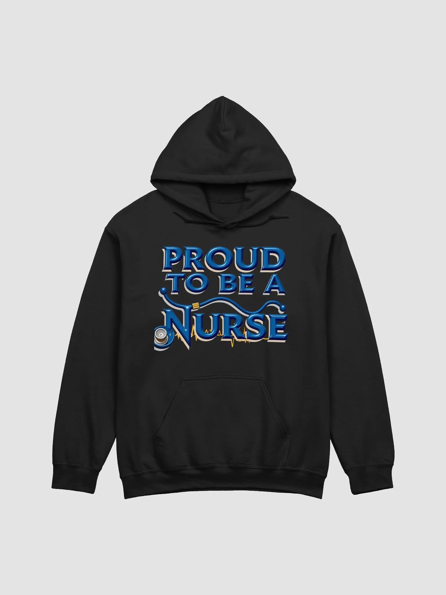 Stethoscope Heartbeat Nurse Hoodie product image (10)