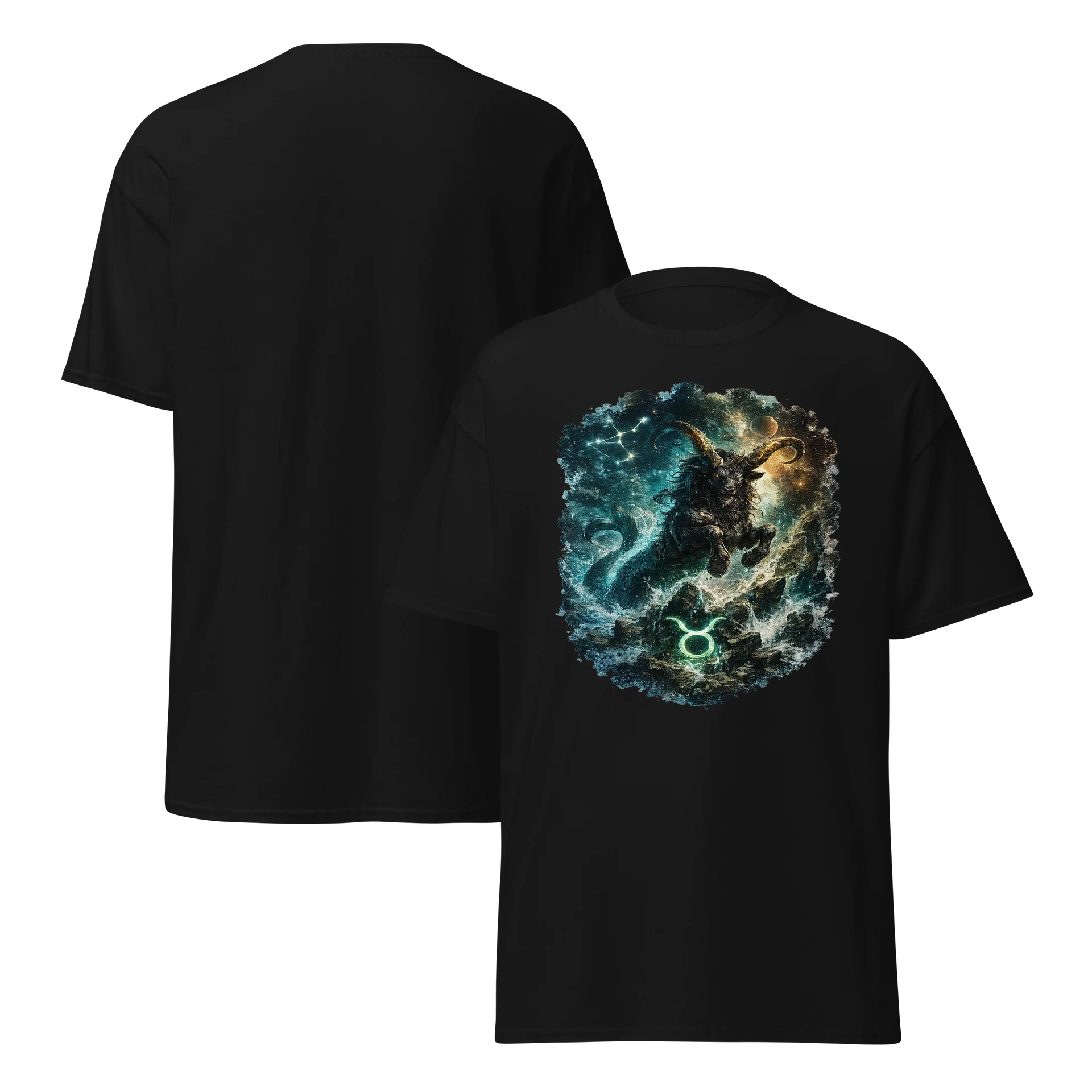 Realm of the Eternal Tides — Capricorn Zodiac Tee product image (7)
