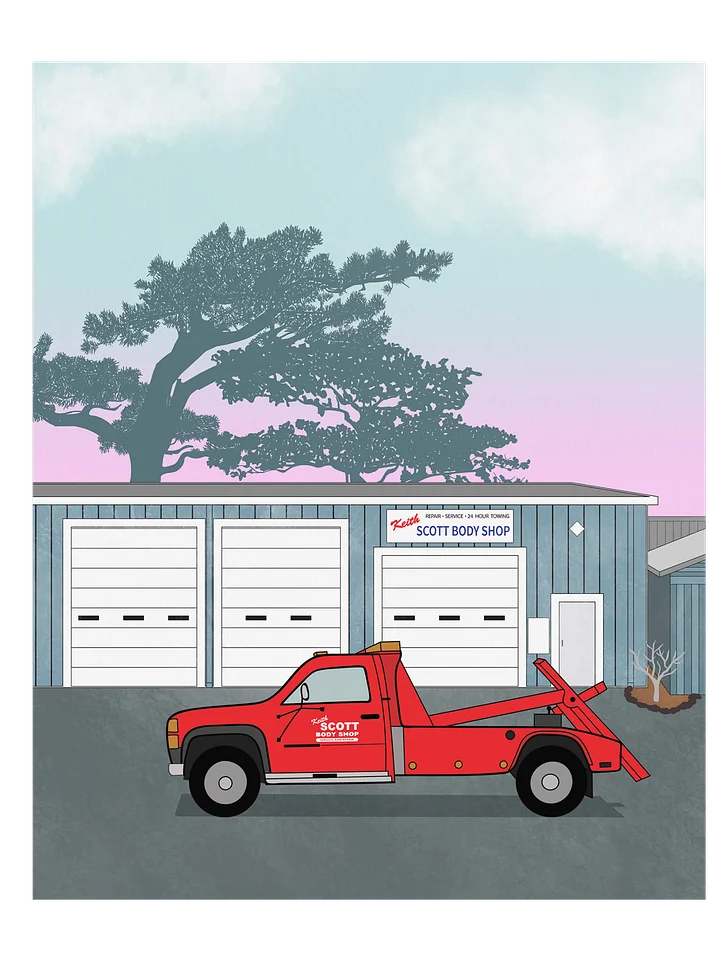 Keith Scott Body Shop - Poster/Metal Print product image (1)