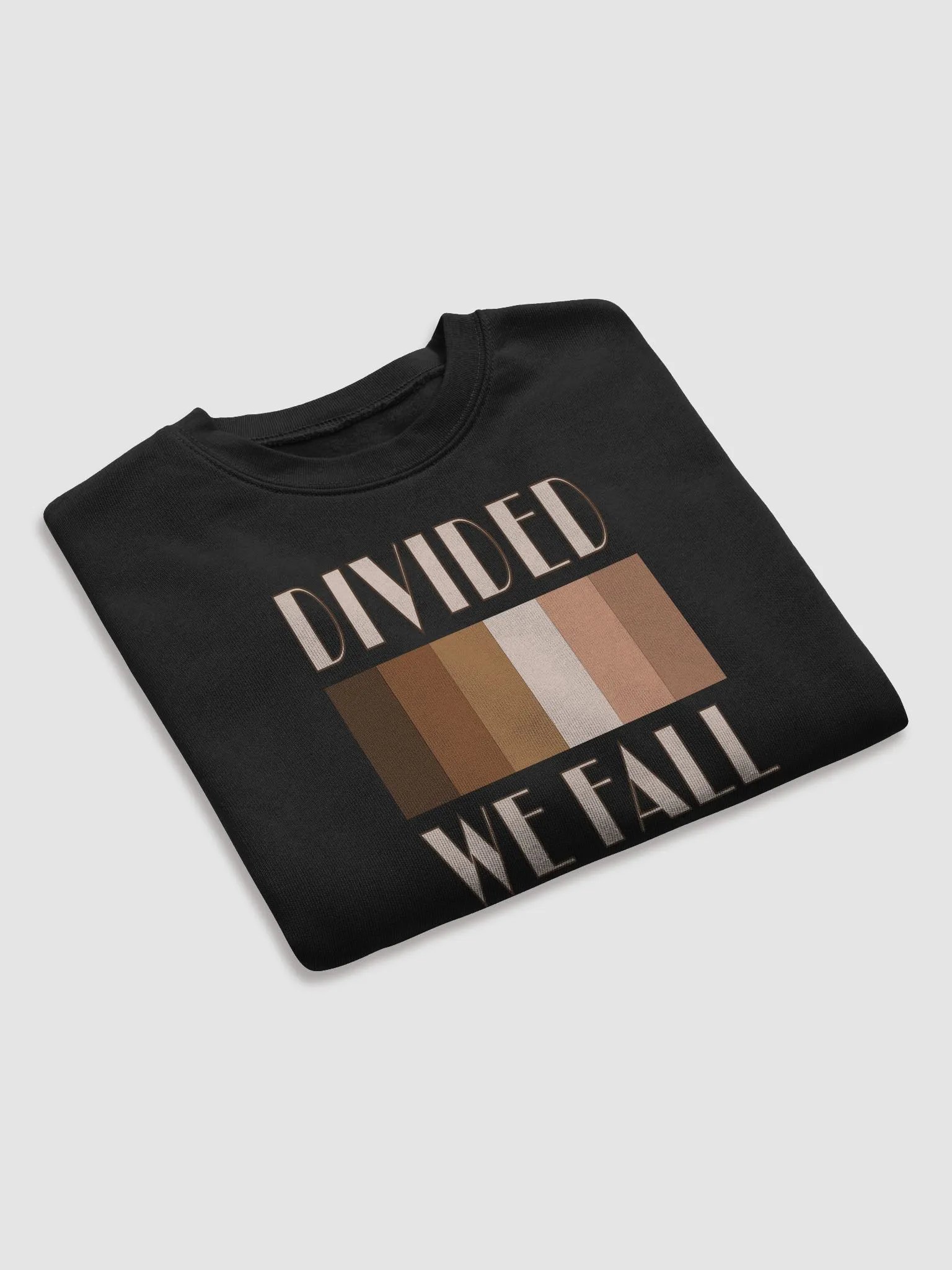 Divided We Fall - Skin Colour One - Bella+Canvas Women's Fleece Crop Sweatshirt product image (4)