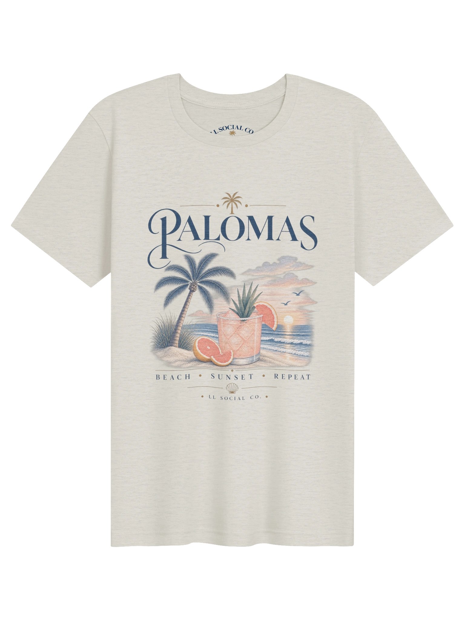 Palomas Beach Sunset Repeat - Unisex Resort Tee product image (81)
