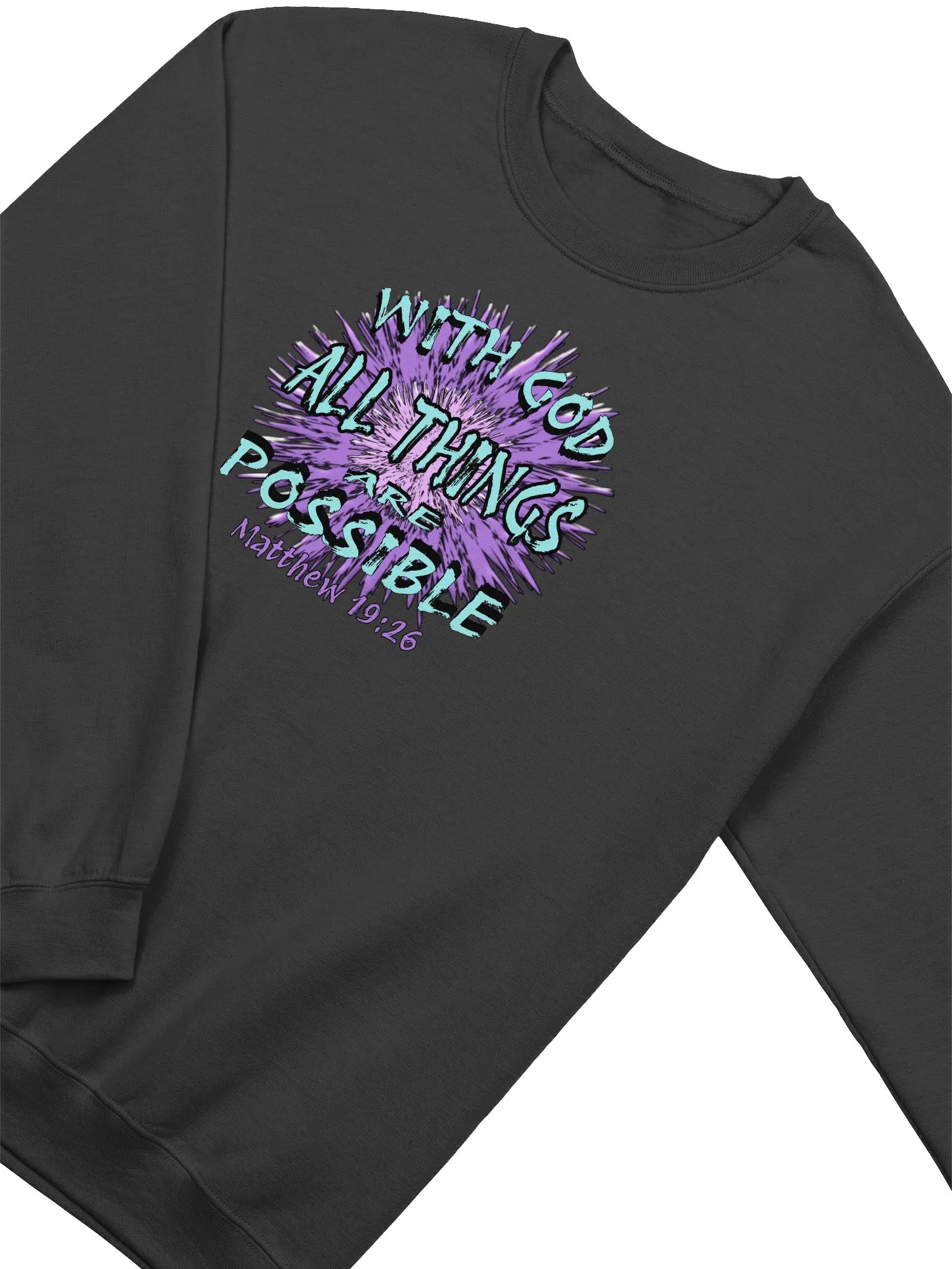 With God All Things Are Possible Sweatshirt product image (5)