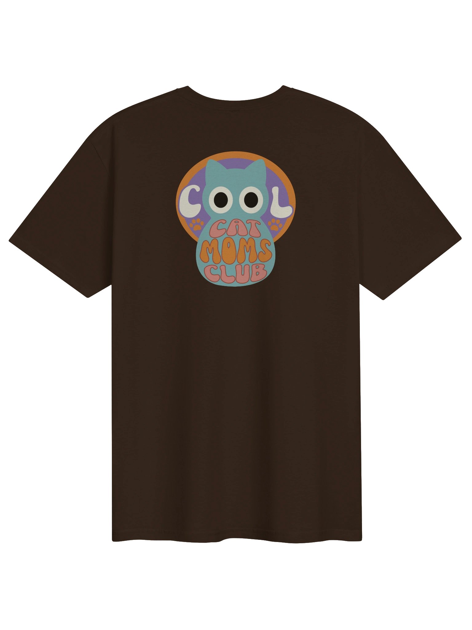 Cool Cat Moms Club 2 (Left Chest and Back Prints) - Unisex Adult Super Soft Lightweight T-shirt product image (10)