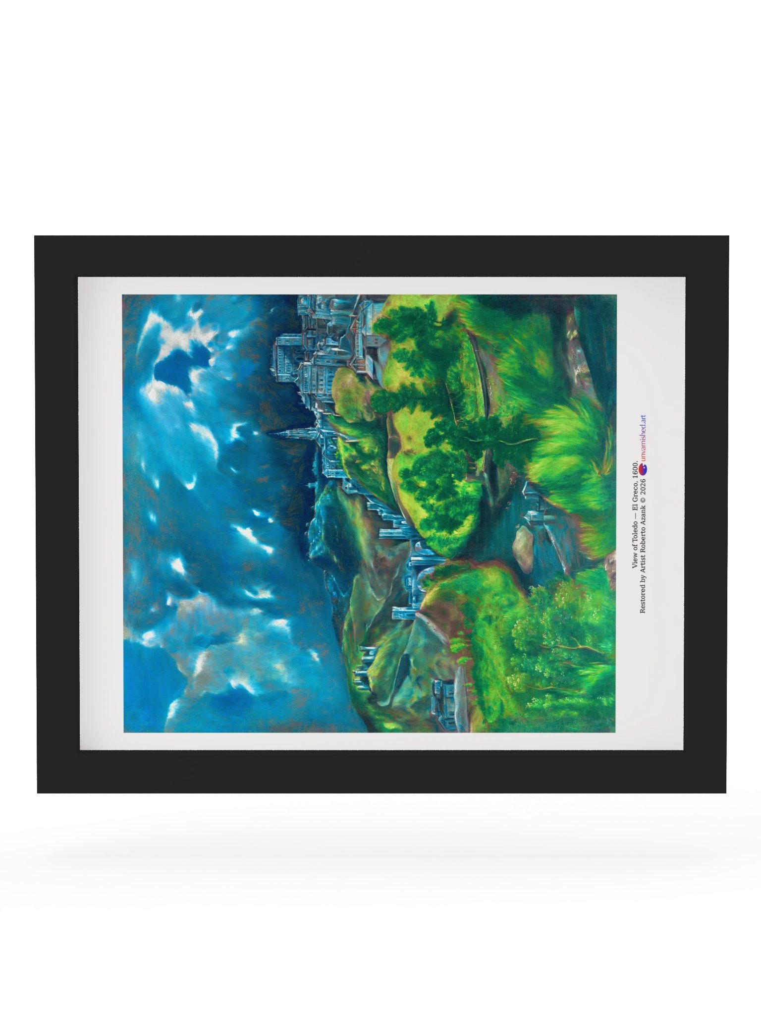 View of Toledo — Small Framed Matte Poster product image (6)
