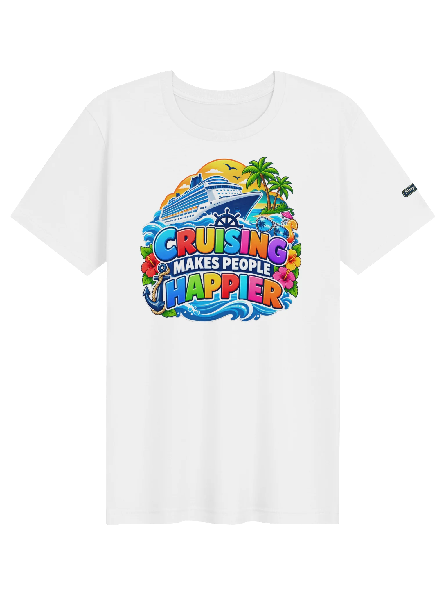 Cruising Makes People Happier T-shirt product image (61)