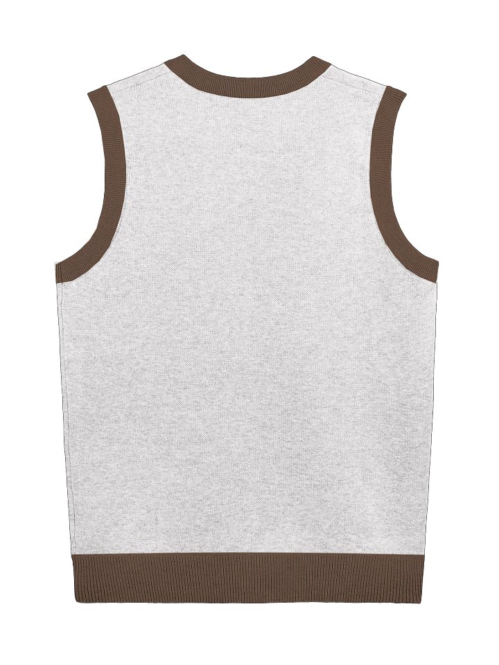 Floral V-Neck Vest Pattern Tee product image (9)