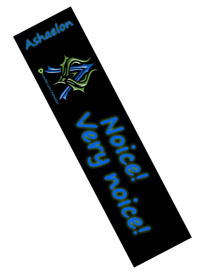 Noice! Very Noice! Black Kiss Cut Bumper Sticker product image (2)