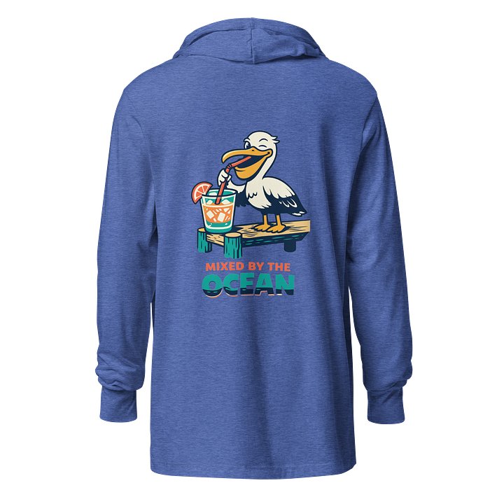 Mixed Pelican by the Ocean Hooded T-Shirt product image (1)