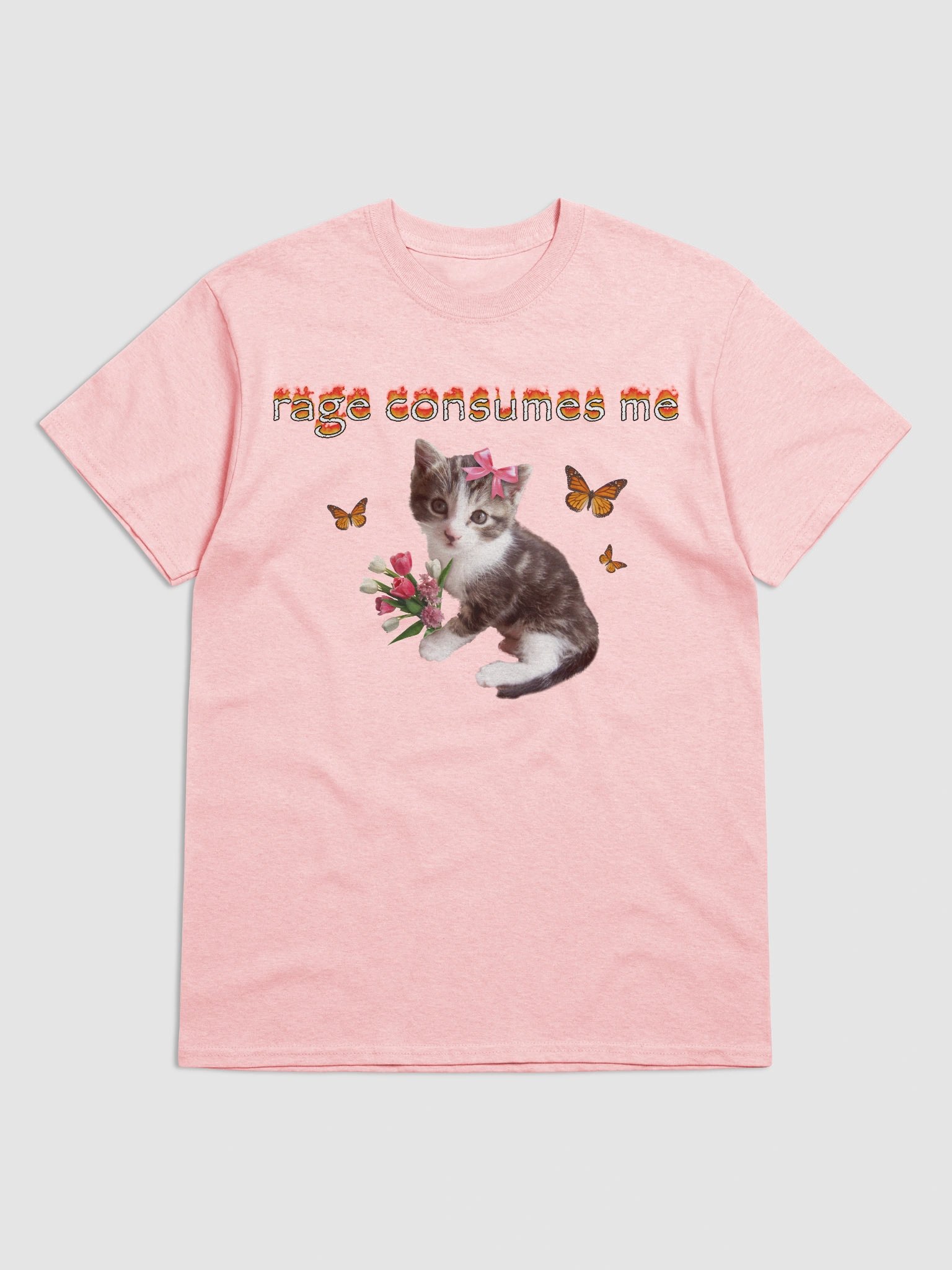 Rage Consumes Me Cat T-shirt product image (1)