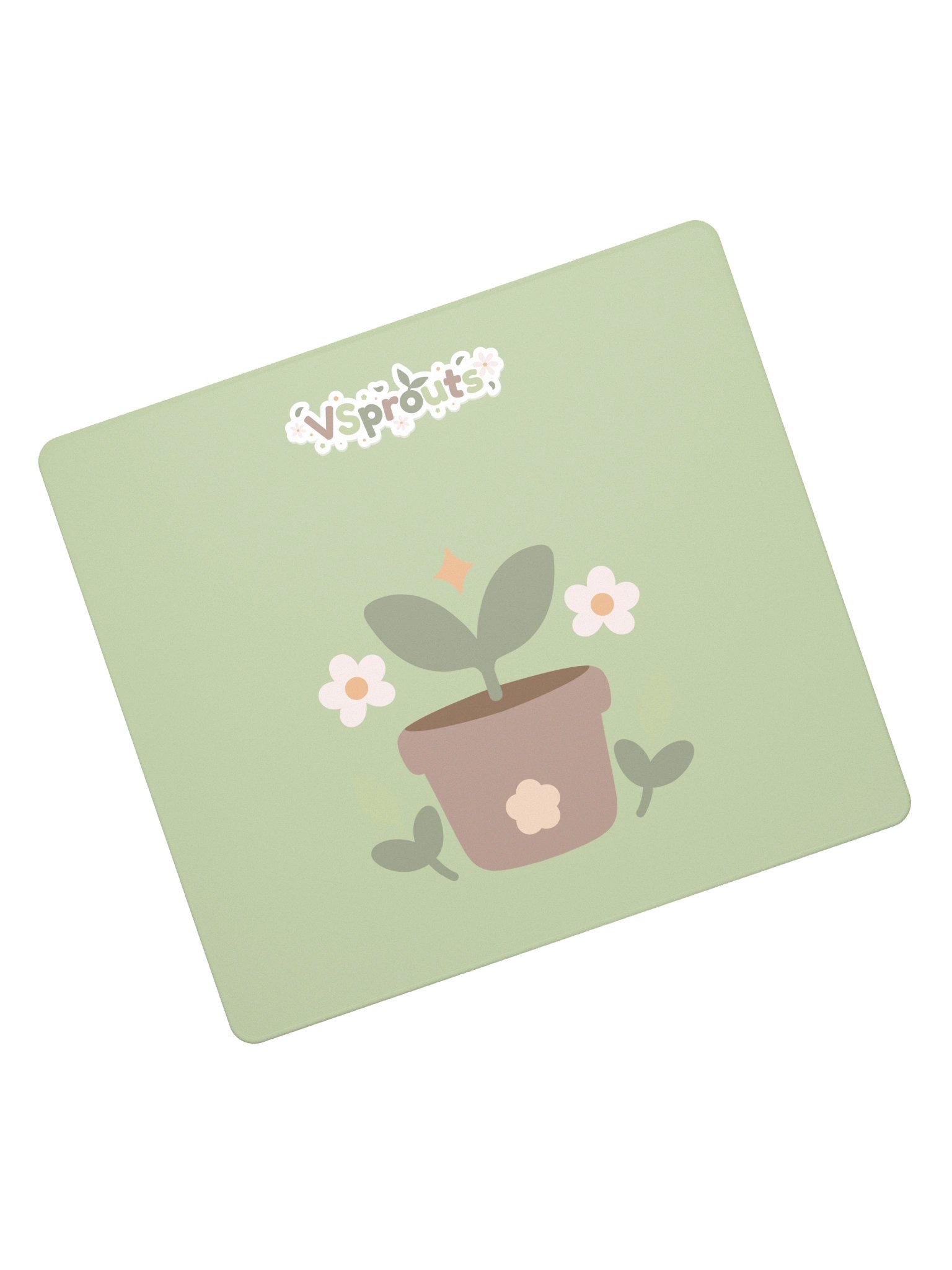VSprouts logo and name - Mouse mat product image (5)