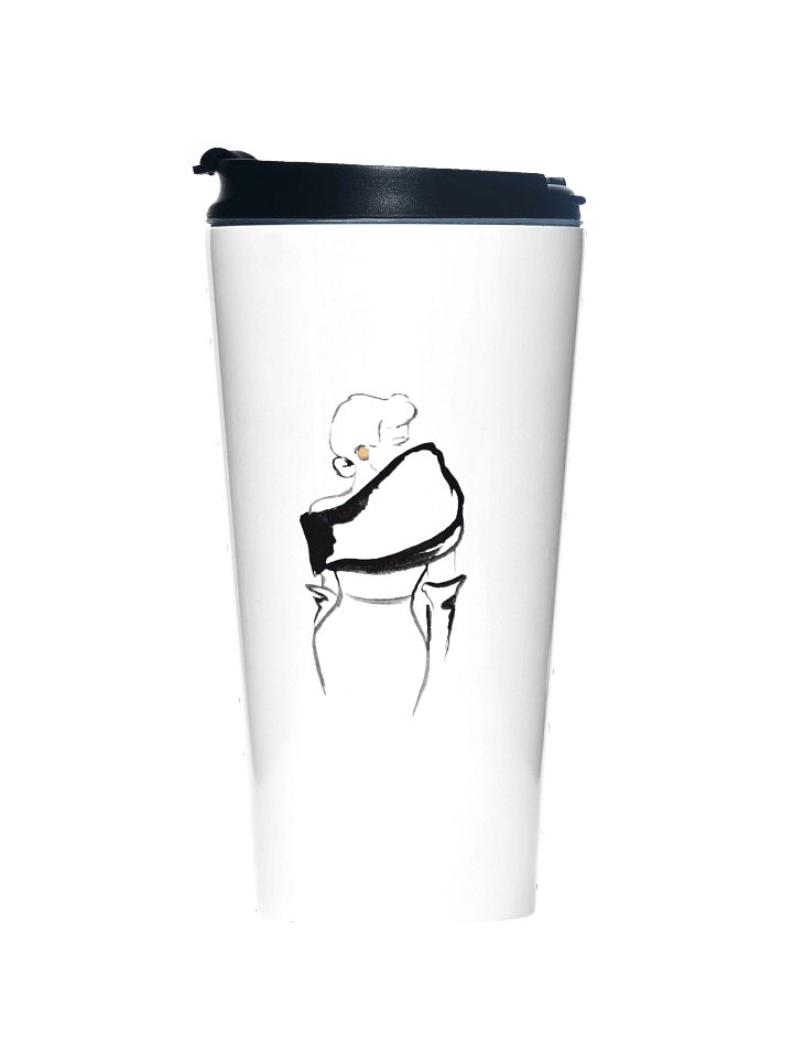 Elegant Fashion Illustration Travel Mug product image (1)