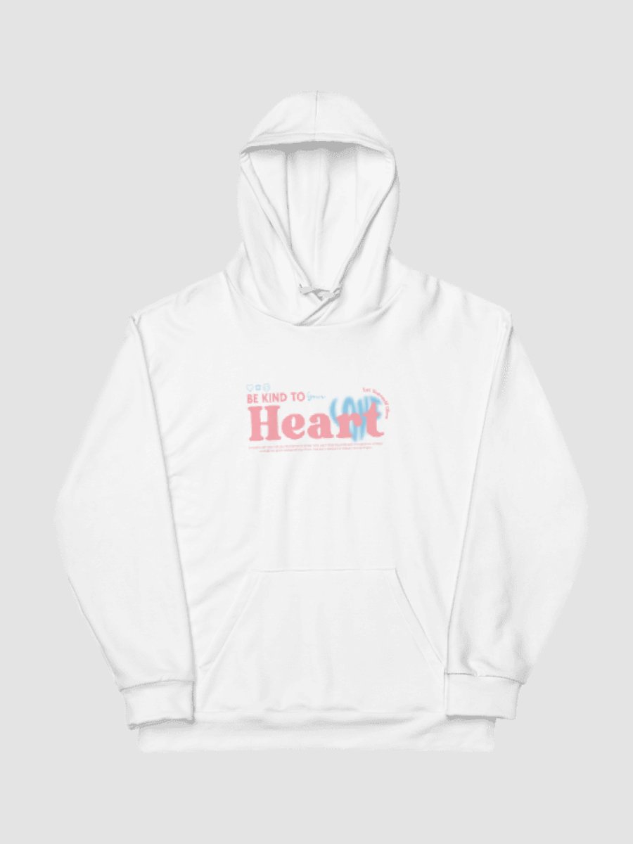 Be Kind To Your Heart Hoodie - White product image (2)