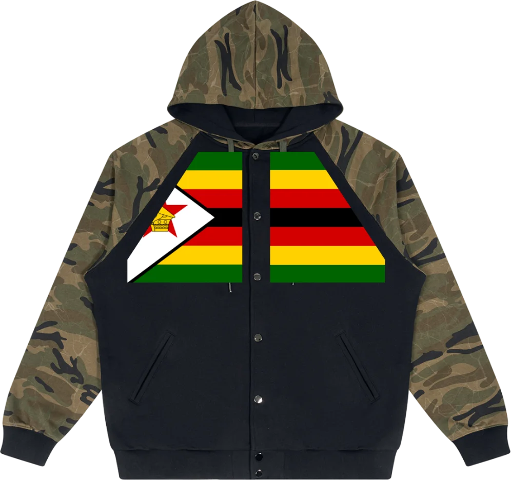 Zimbabwe Flag Camo Hoodie product image (1)