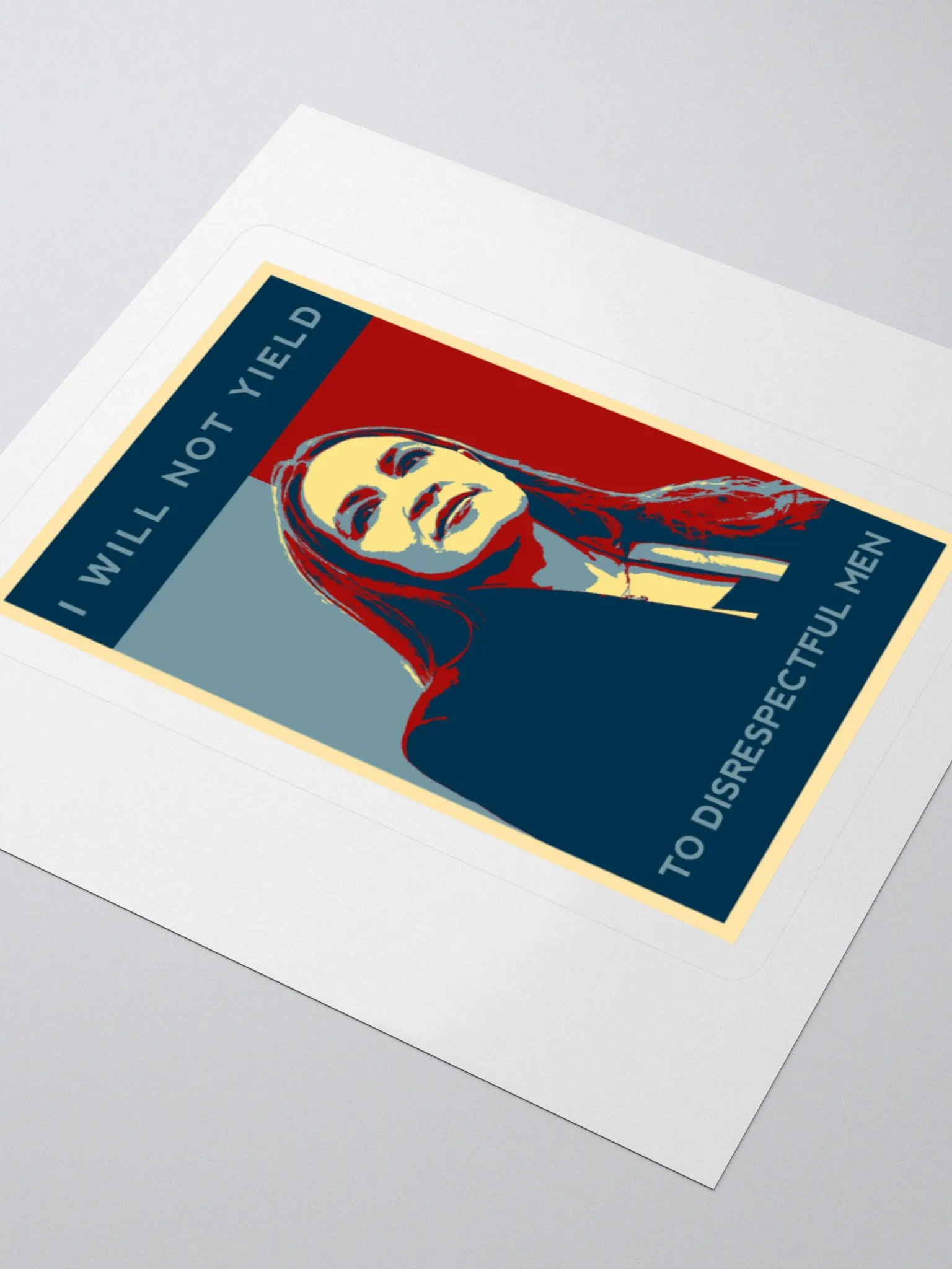 I Will Not Yield Kiss Cut Stickers product image (8)