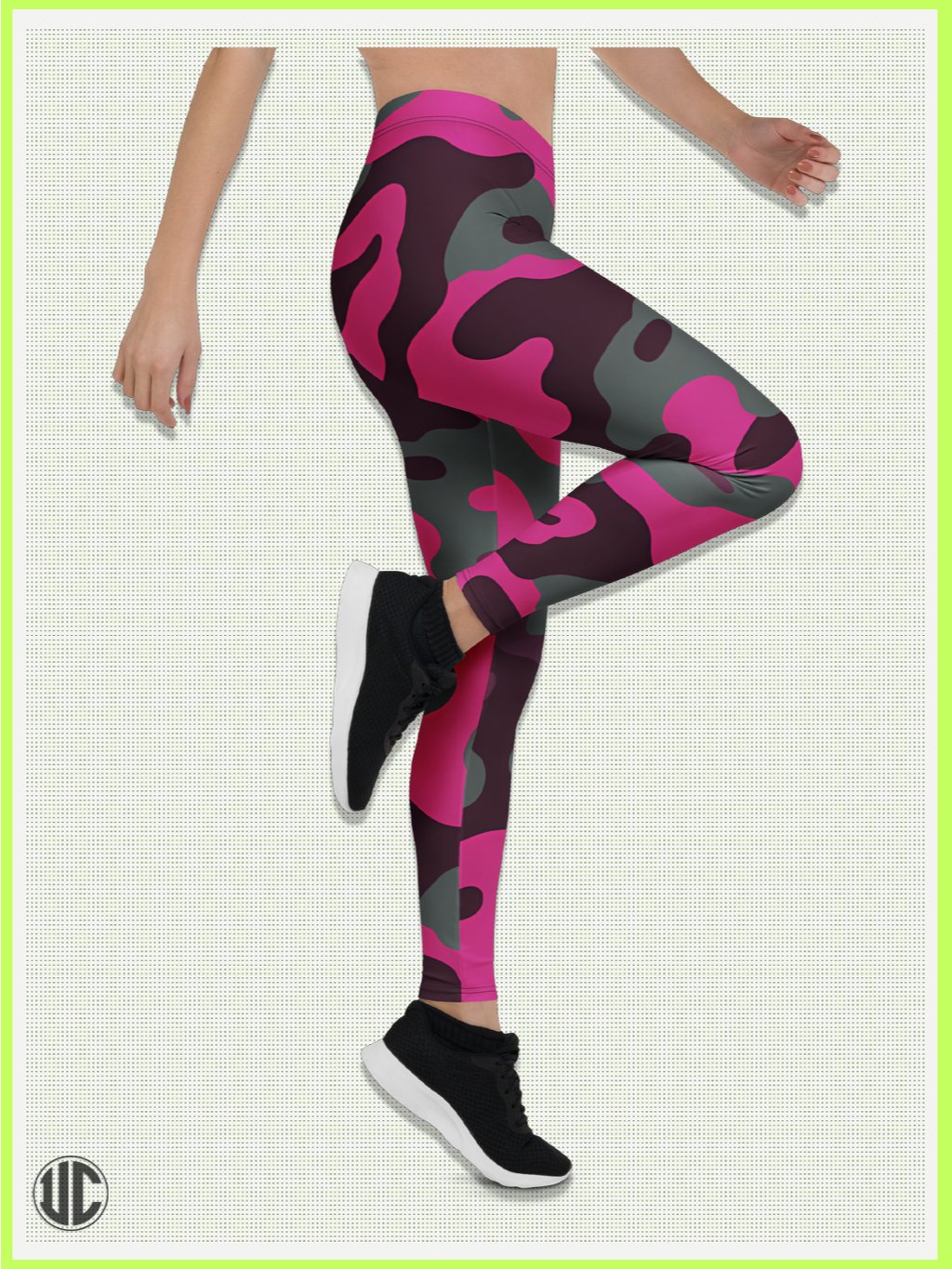 Savage Woodland Pink Camo – Women’s Leggings product image (3)