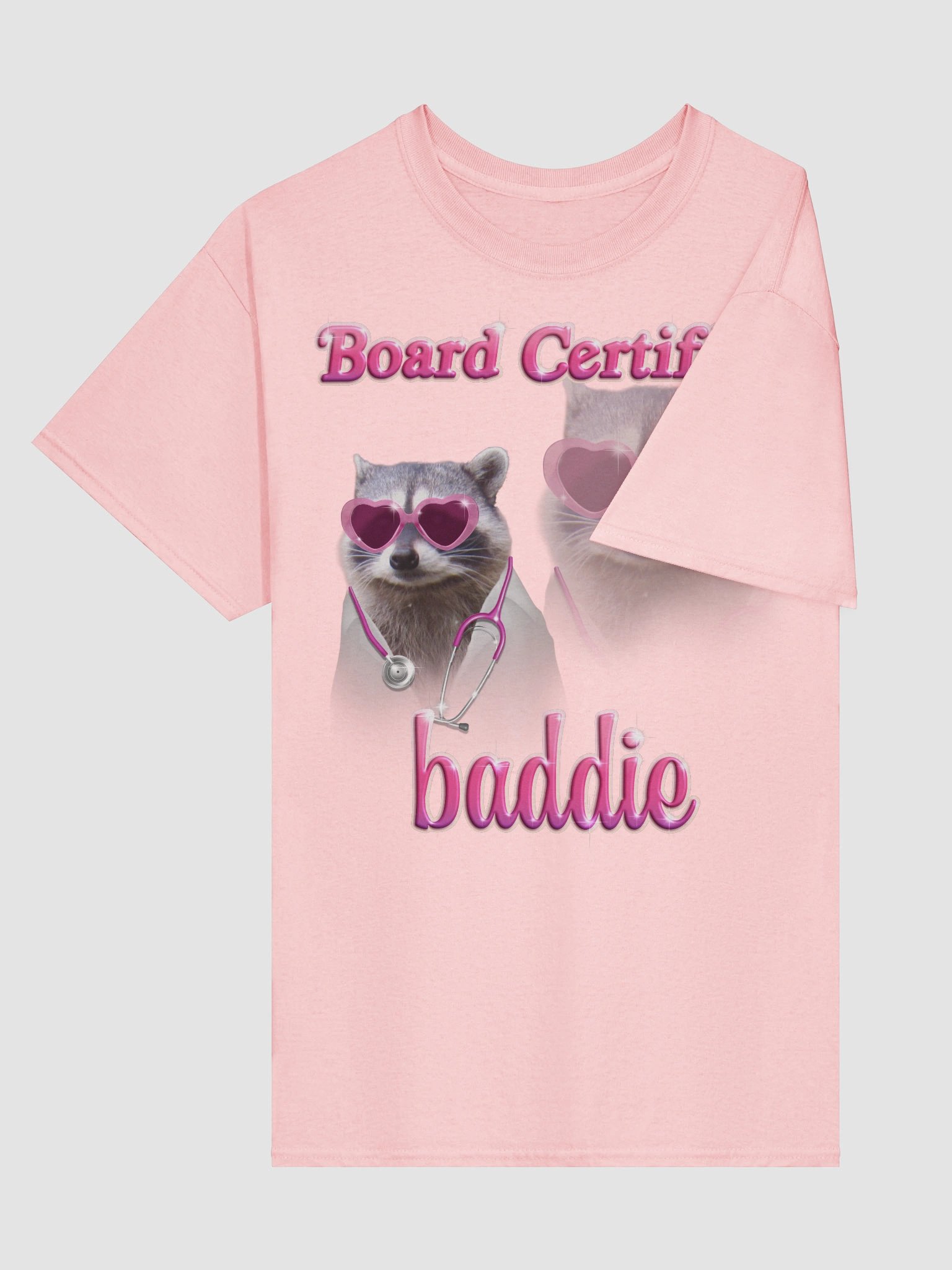 Board Certified Baddie - Doctor Raccoon T-shirt product image (28)