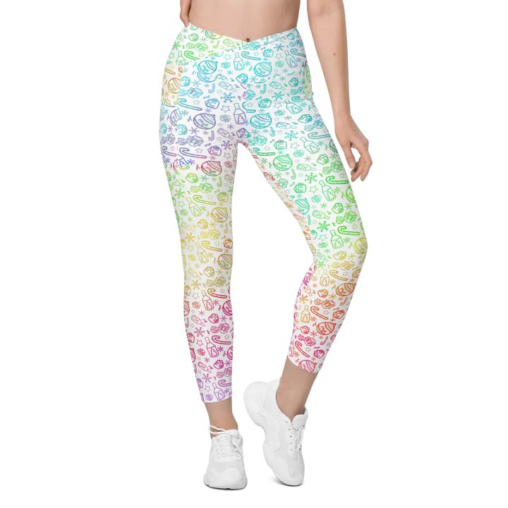 Limited Edition Christmas Rainbow Leggings product image (1)