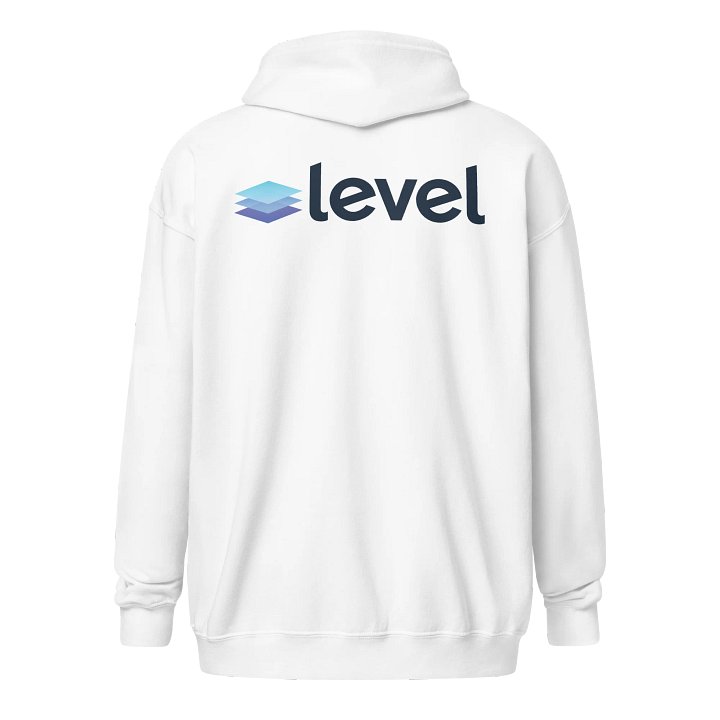 Level Zip Hoodie - Light (Back Print) product image (2)
