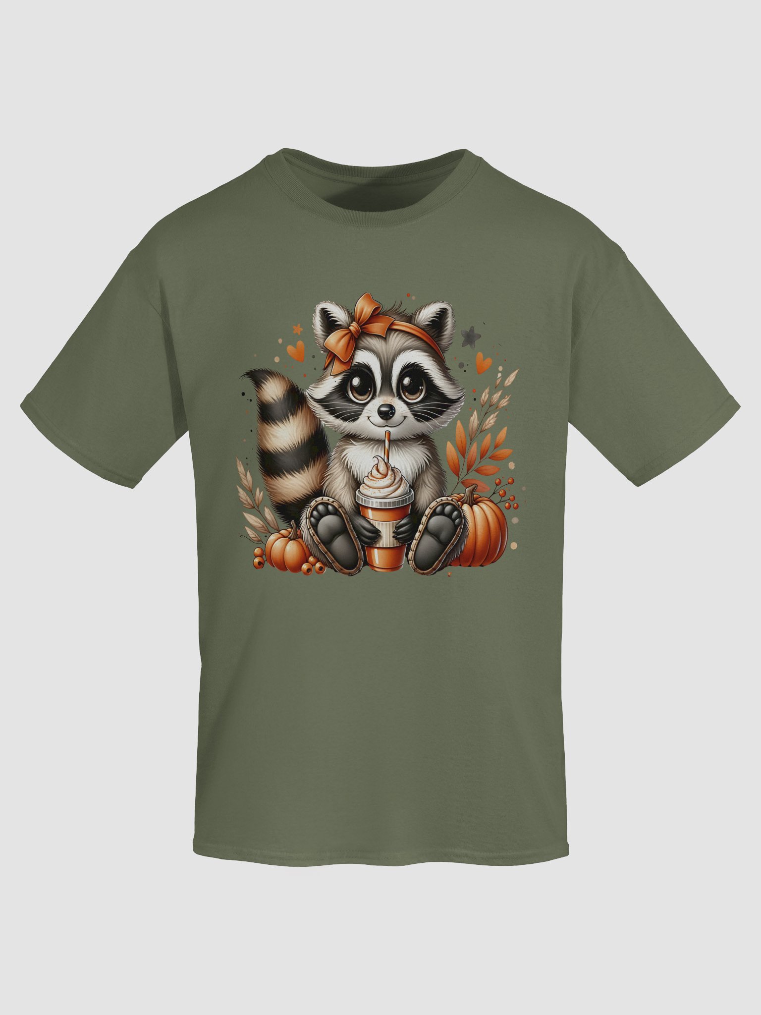 Raccoon Pumpkin Spice Tee product image (55)