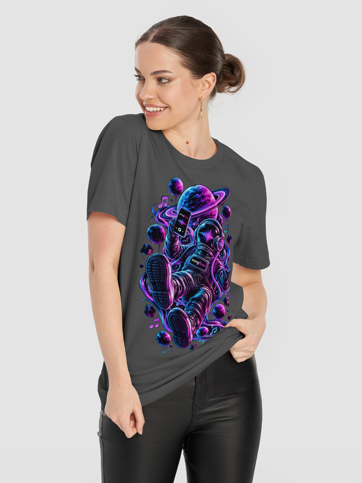 Songfluxx Astronaut Neon Space Tee 11