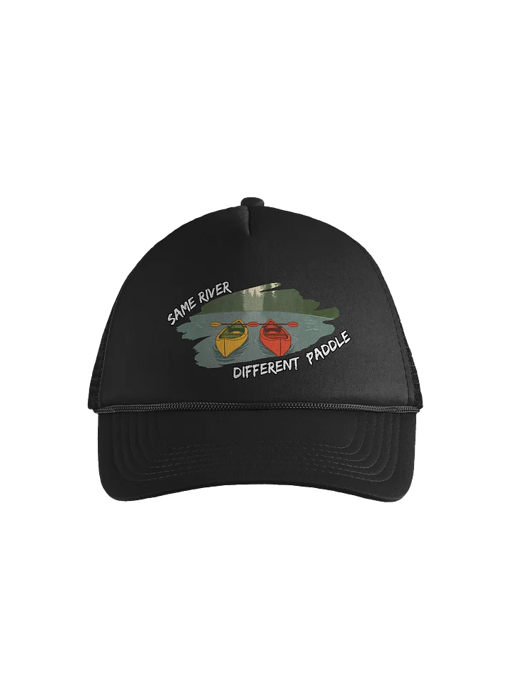 Same River, Different Paddle – Outdoorsy Couples Adventure Hat product image (1)