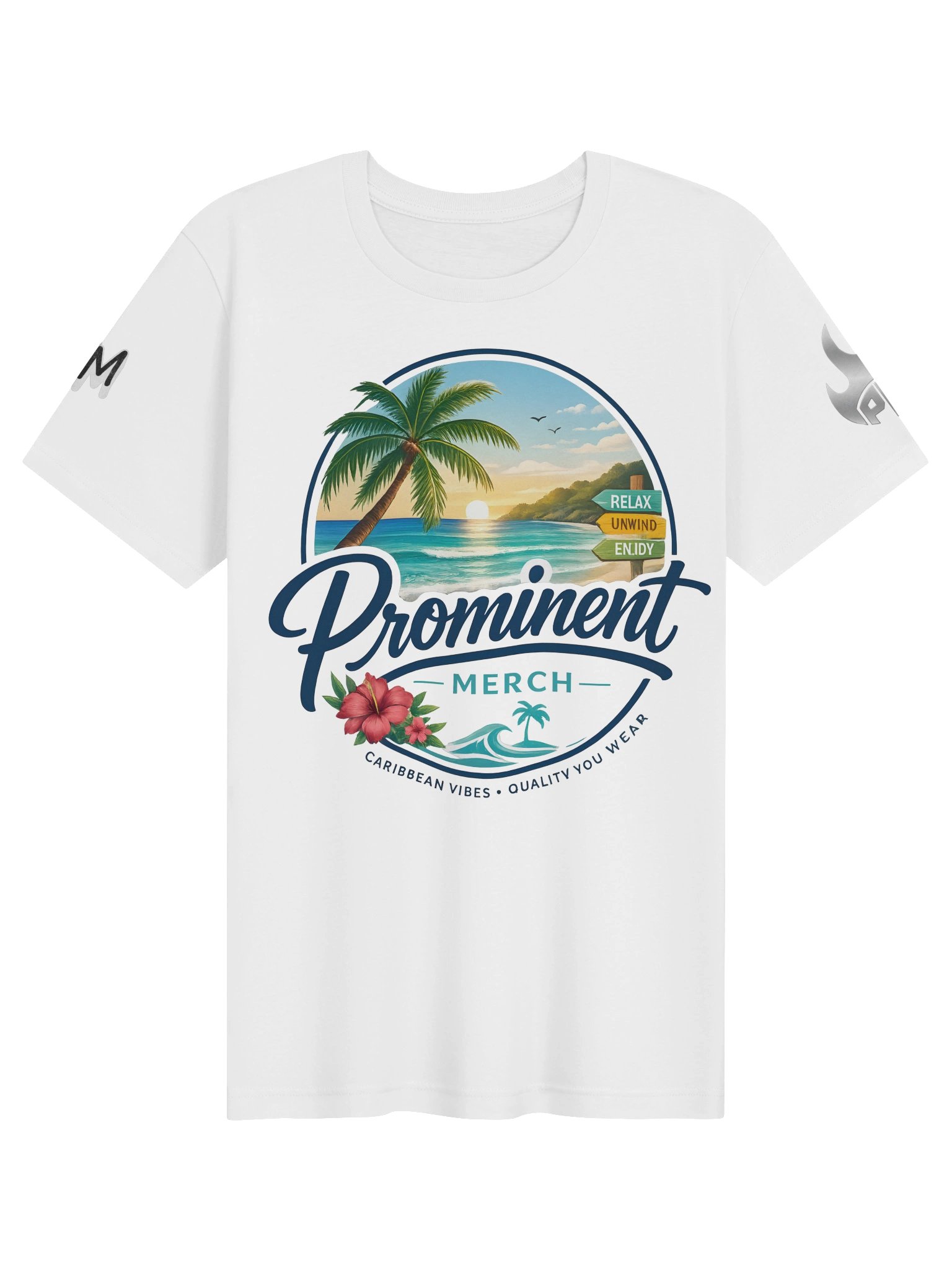 Prominent Merch Caribbean Vibes Tee product image (1)