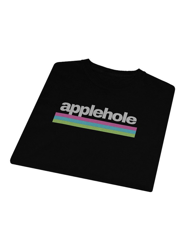 "Applehole" T-Shirt – Funny Asshole Graphic Long Sleeve Tee | Sarcastic Hippo Viral Humor Long Sleeve Shirt product image (1)