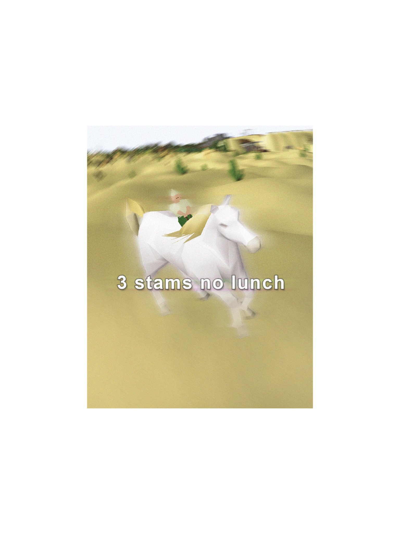 3 Stams No Lunch Print product image (1)