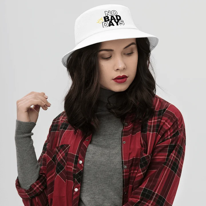 No Bad Days Bucket Hat White product image (1)