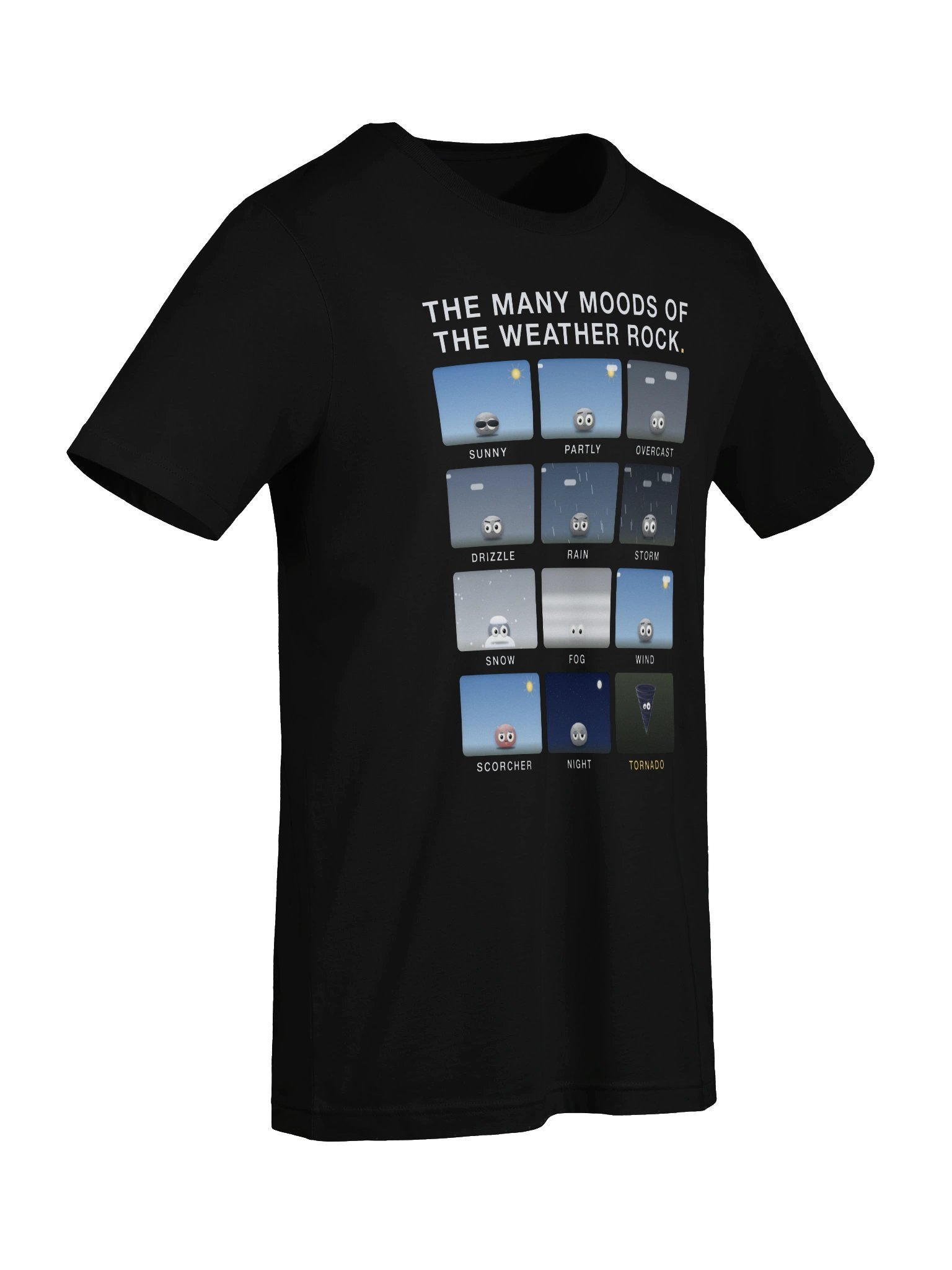 The Many Moods of Weather Rock T-Shirt product image (7)