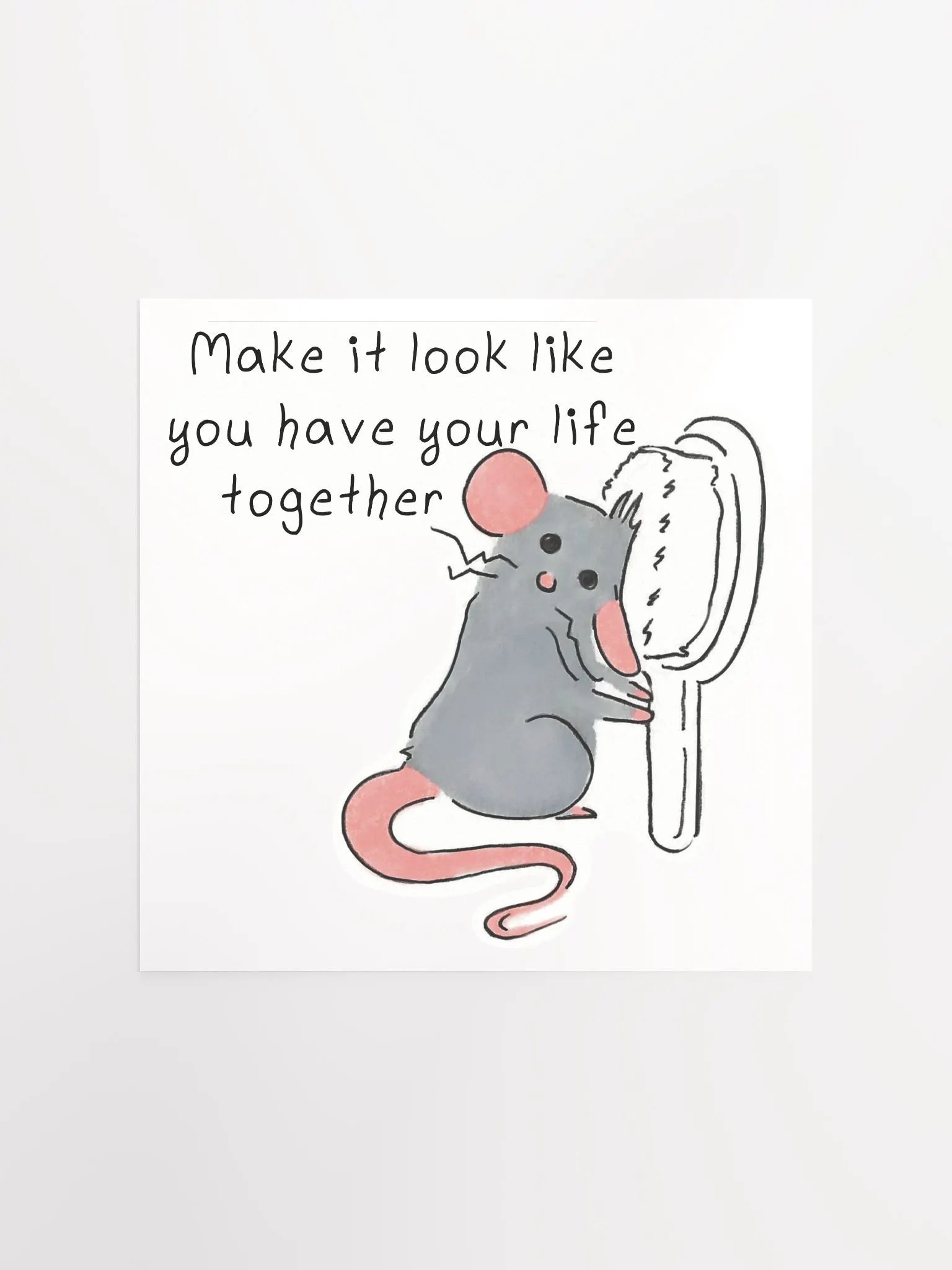 Fake It print product image (1)