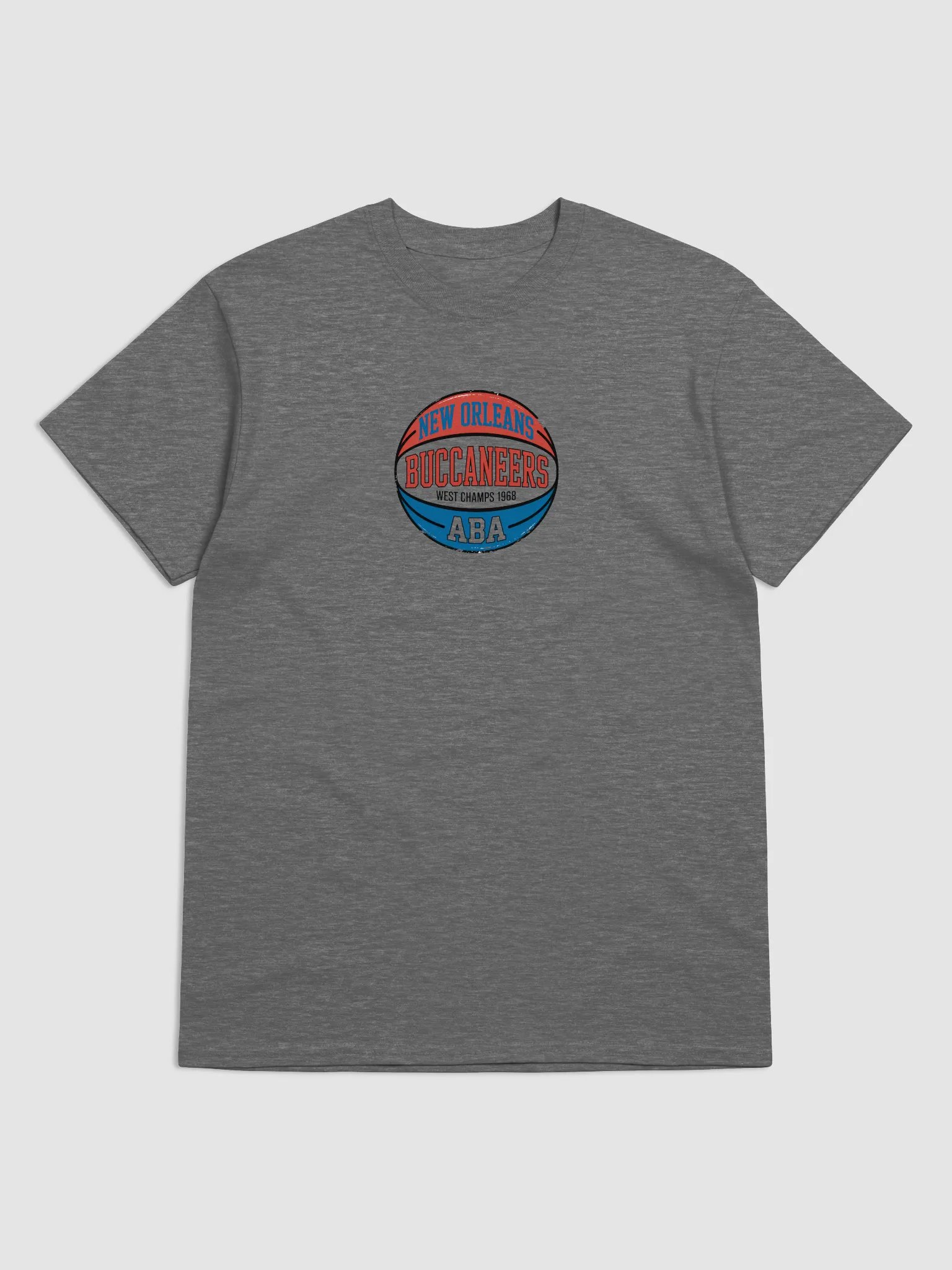 New Orleans Buccaneers ABA Basketball Logo T-Shirt product image (4)