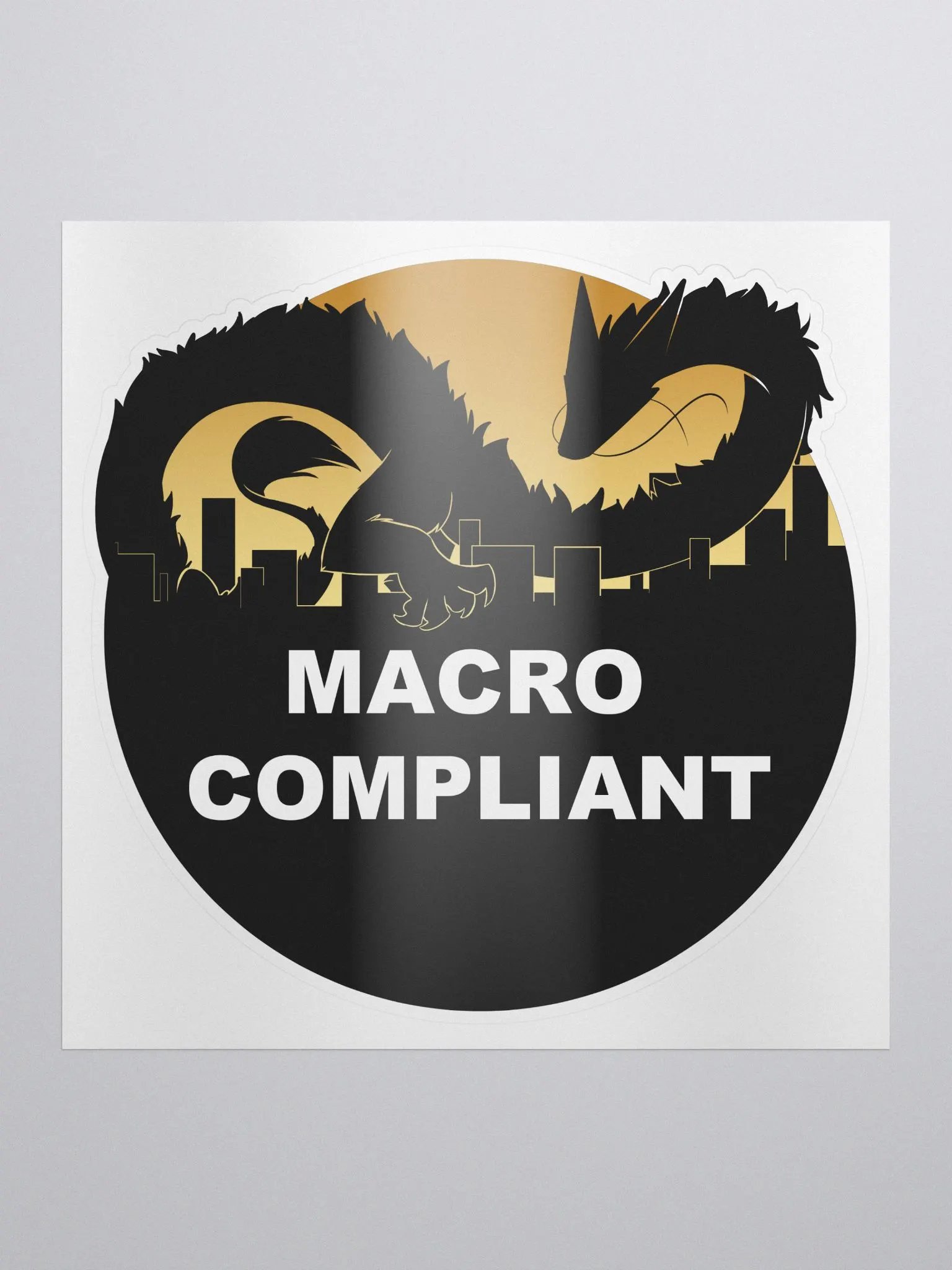 Macro Compliant Sticker product image (1)