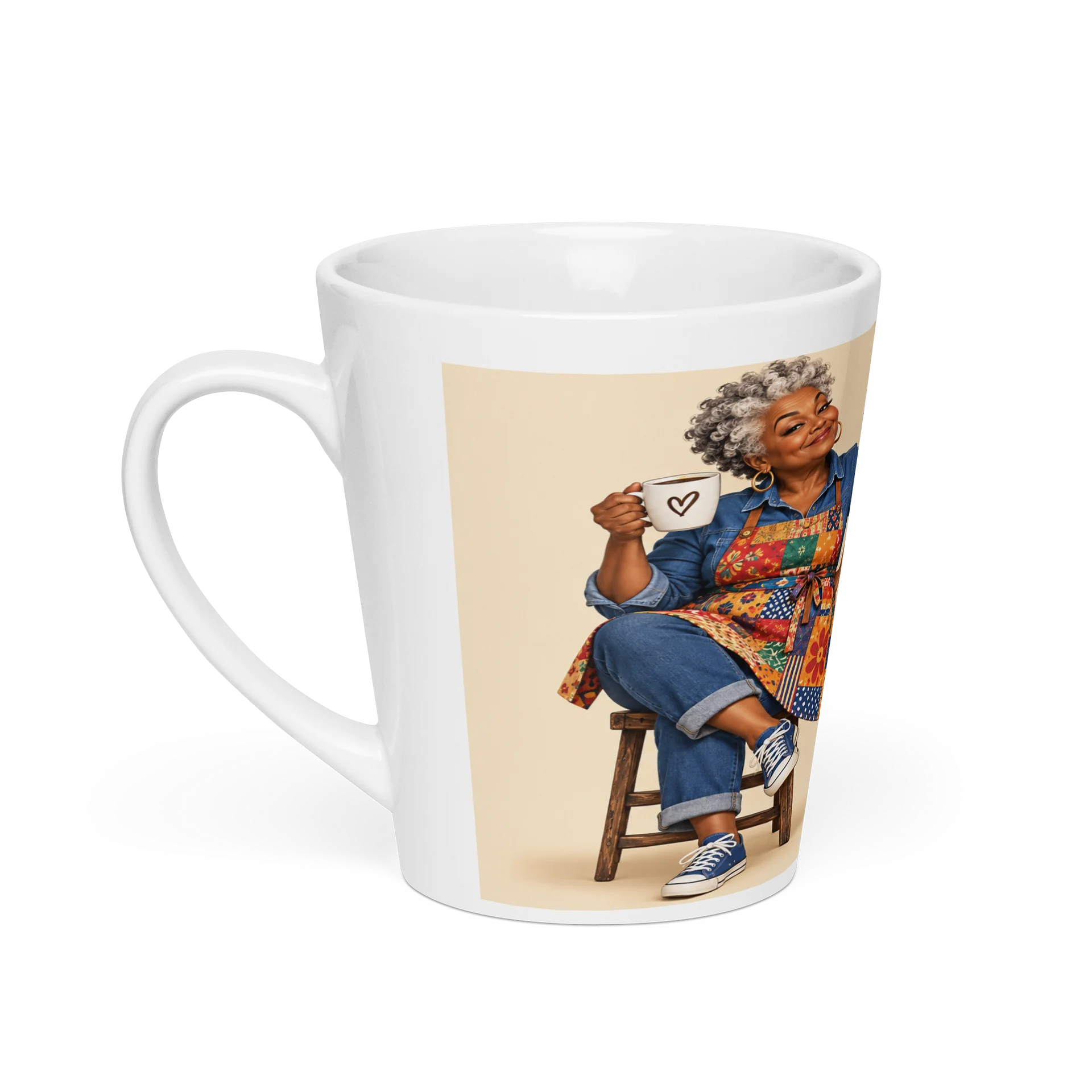 American Grandma – Honey, Just Fill My Cup Latte Mug product image (1)