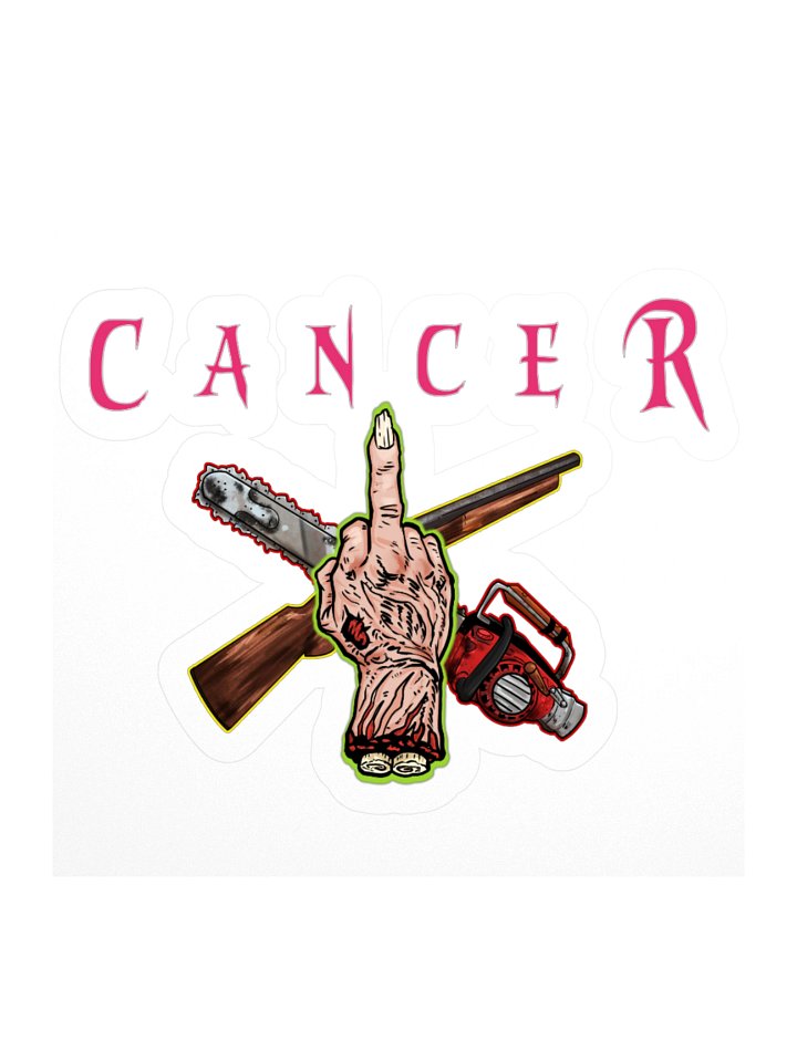 Evil Dead F Cancer Sticker product image (1)