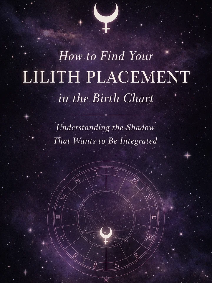 How to Find Your Lilith Placement in the Birth Chart-Understanding the Shadow That Wants to Be Integrated product image (1)