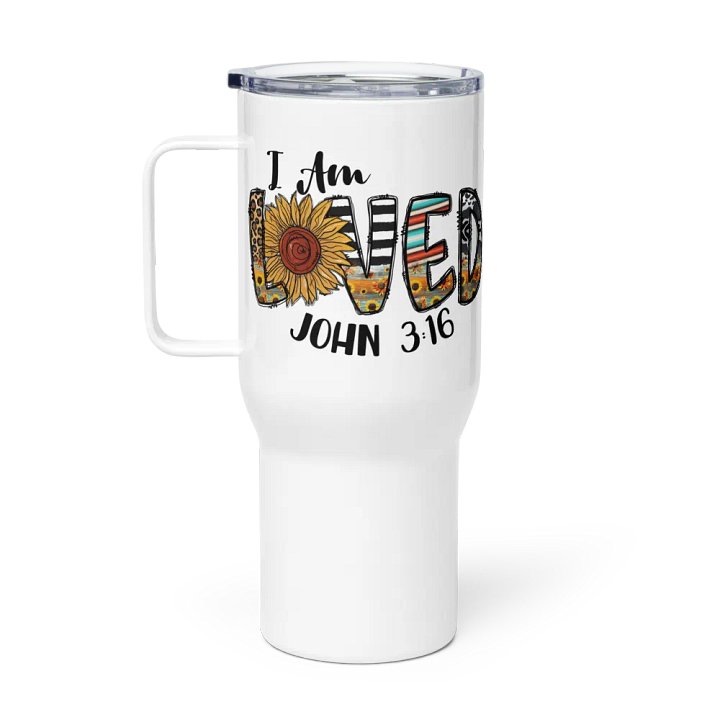 I Am Loved - Travel Mug w/ Handle product image (1)
