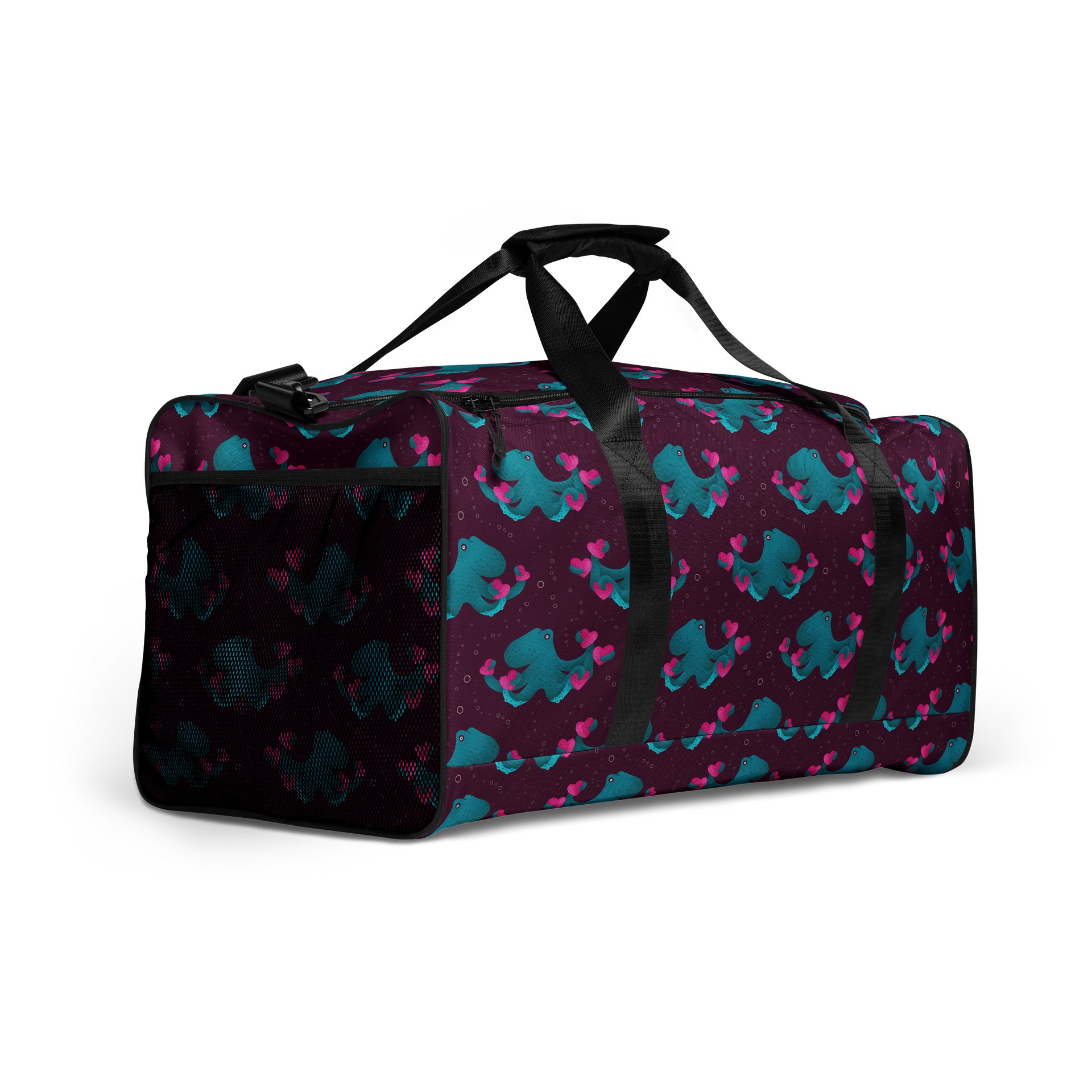 Octopus and Hearts Duffel Bag product image (2)
