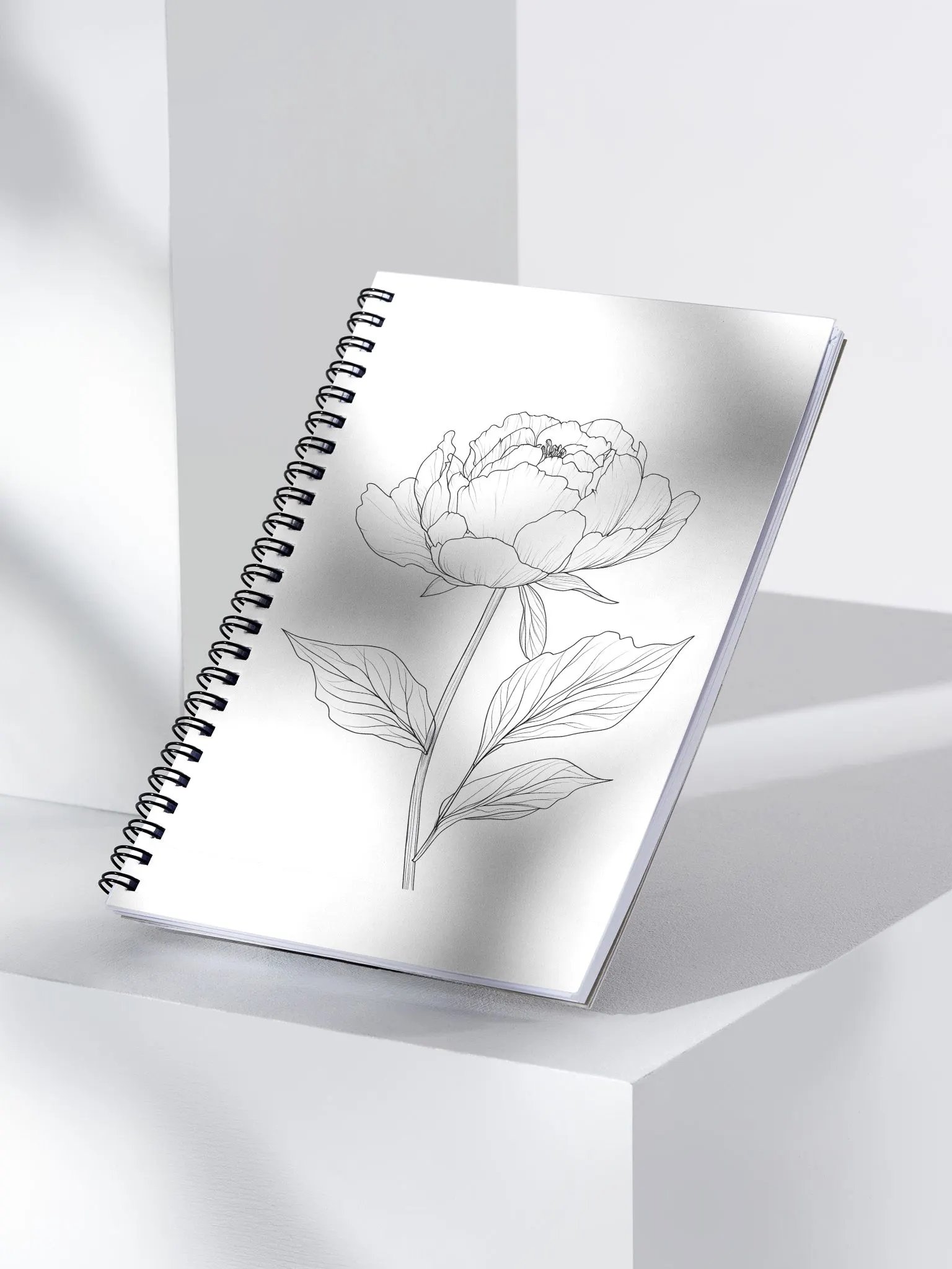 Peony Spiral Notebook product image (3)