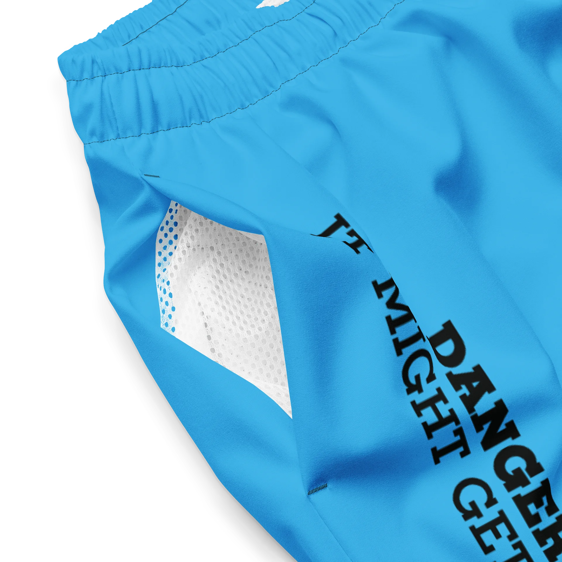 DANGER! - Black/Blue Swim Trunks product image (3)