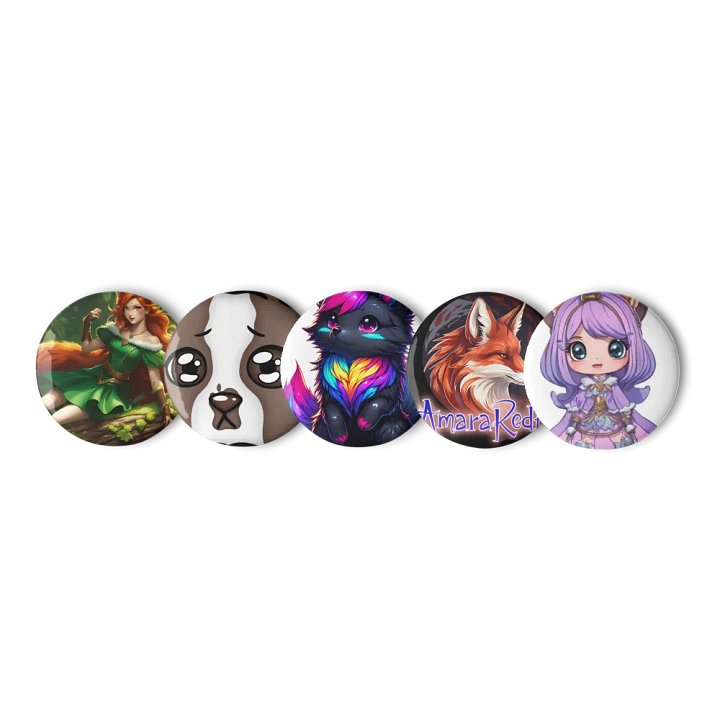 Amara and Friends Button Set product image (3)