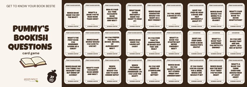 Pummy’s Bookish Questions (Free Printable PDF) product image (1)