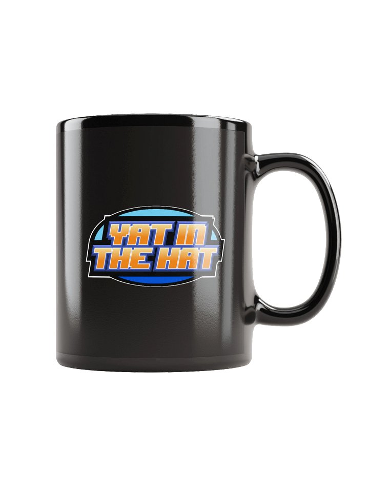 Yat in the Hat Black Glossy Mug product image (1)
