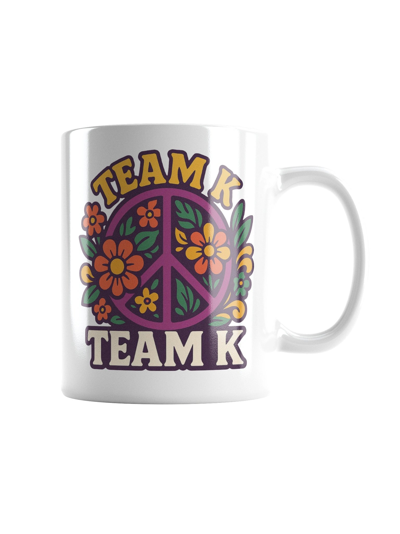 Team K 1960's White Mug product image (1)