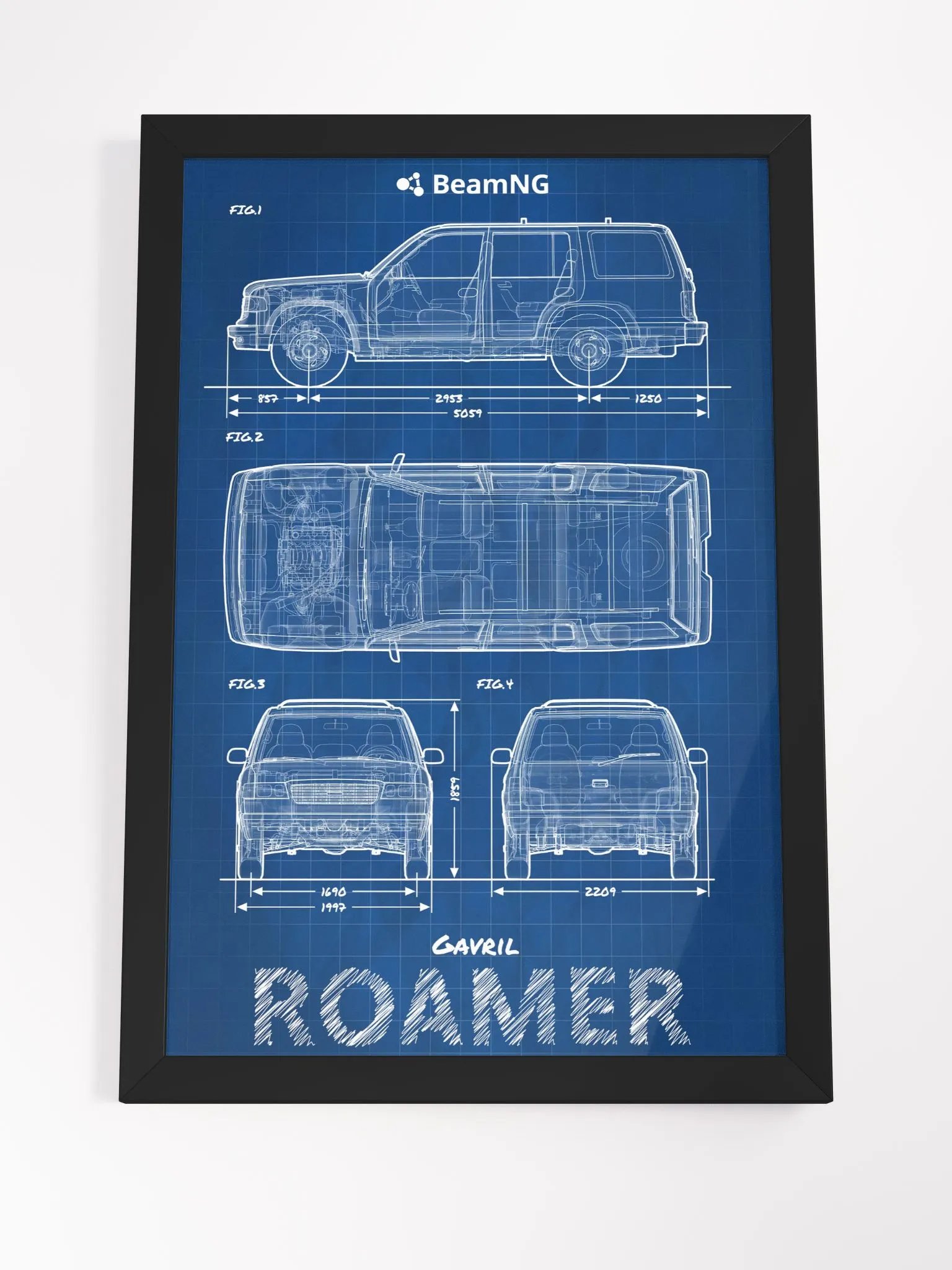 Framed Poster: Gavril Roamer Blueprint product image (4)