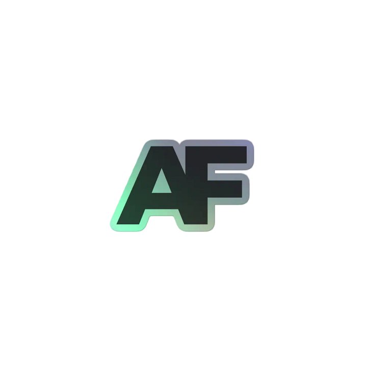 AF Holographic Sticker Set product image (2)