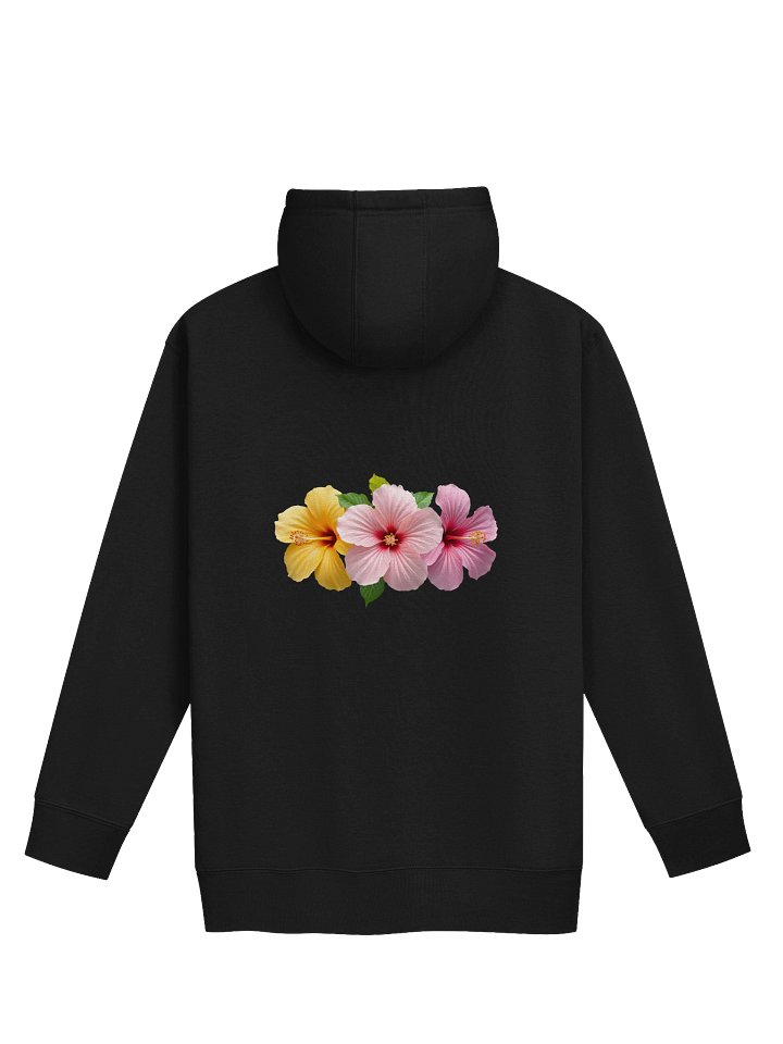 Hibiscus Harmony Premium Hoodie (Back design) product image (8)