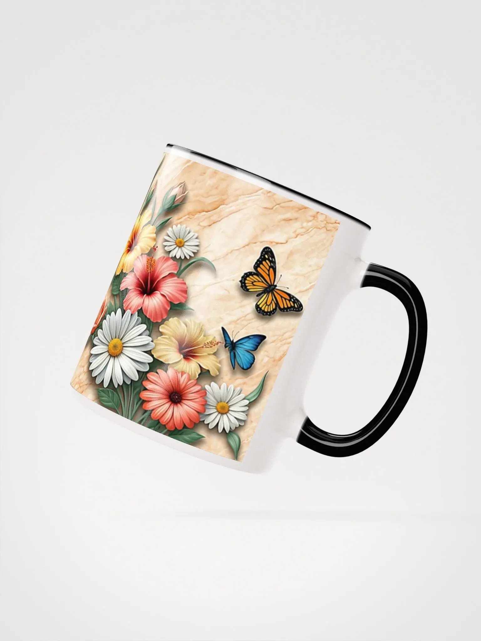 Fluttering Blooms Ceramic Mug product image (9)