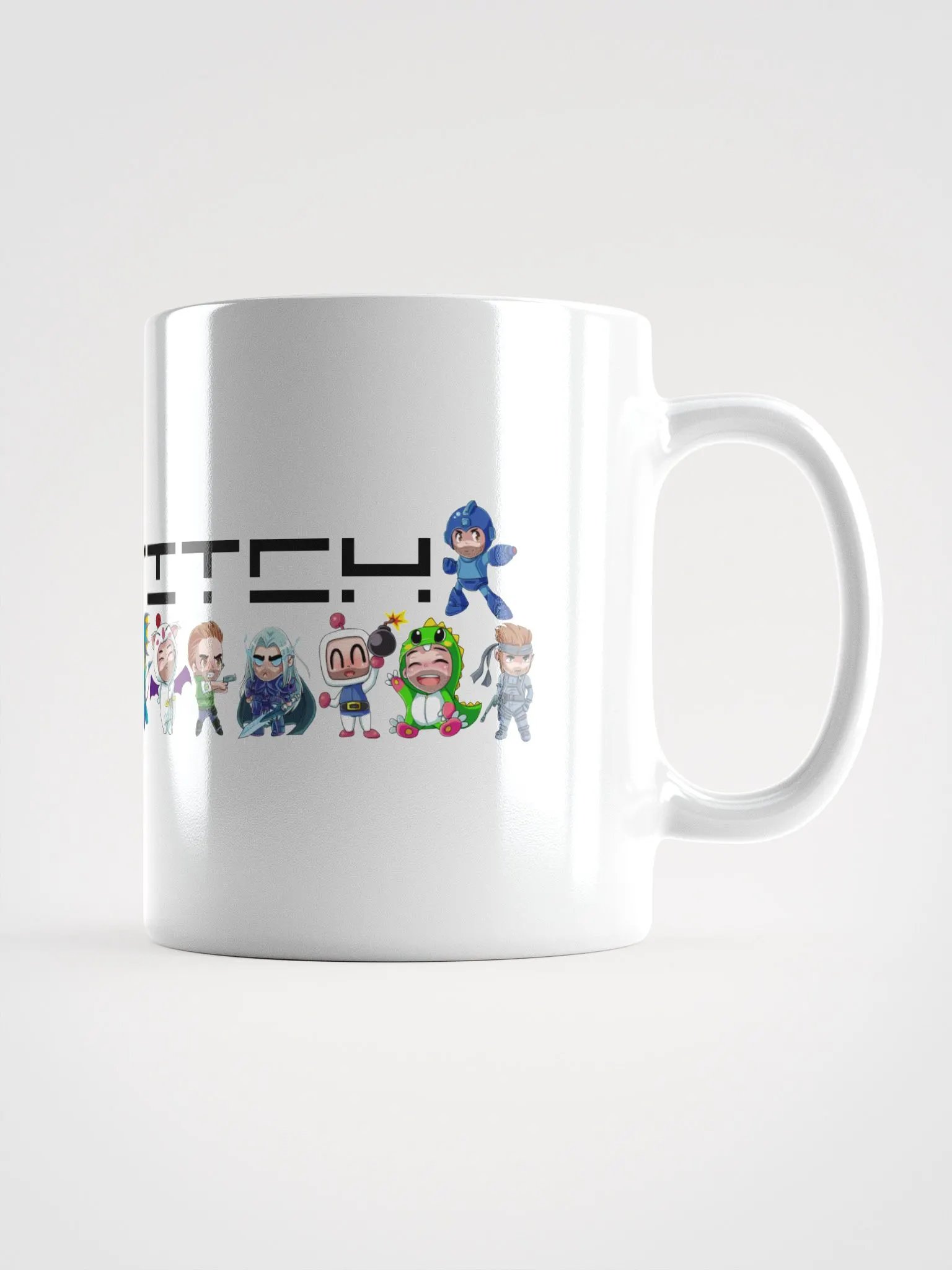 Pix Stitch Character White Glossy Mug product image (2)